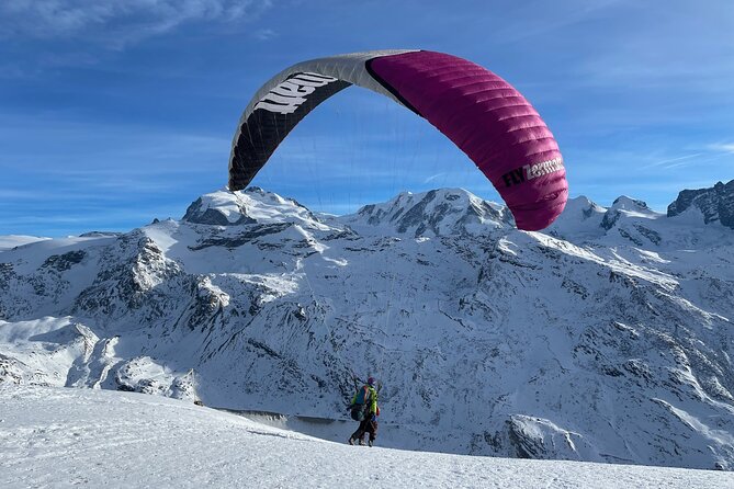 20 to 25 Minute Tandem Paragliding in Zermatt and Matterhorn View - Flying Toward the Matterhorn from Rothorn