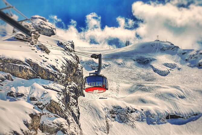 Alpine Majesty:Exclusive Private Tour to Mount Titlis from Luzern - Riding the gondolas up Mount Titlis