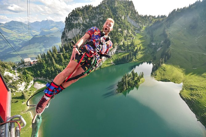 Bungy Jump Stockhorn with OUTDOOR - Weather is the biggest practical risk