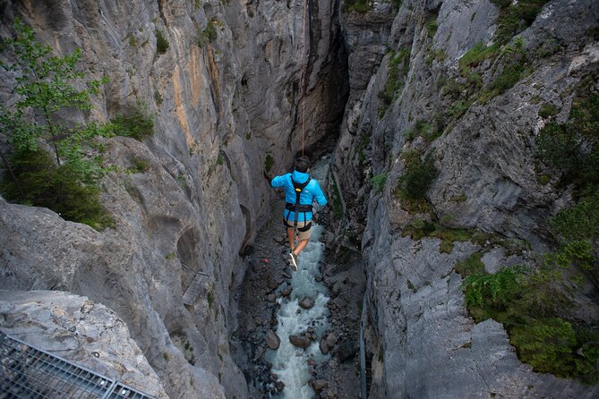 Canyon Swing with OUTDOOR - The gorge: water, rock, wind, and changing light