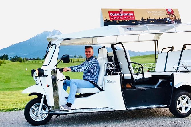 City Tour Plus Lucerne by Etuktuk - Chapel Bridge and the best-known view in town