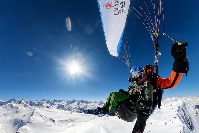 DAVOS: Paragliding Tandem Flight In Swiss Alps (Video & Photos Included) - Taking off above Davos from Jakobshorn