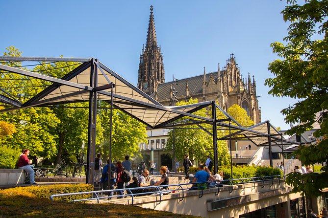 Discover Basel’s most Photogenic Spots with a Local - Crossing the Mittlere Brücke for the cathedral view