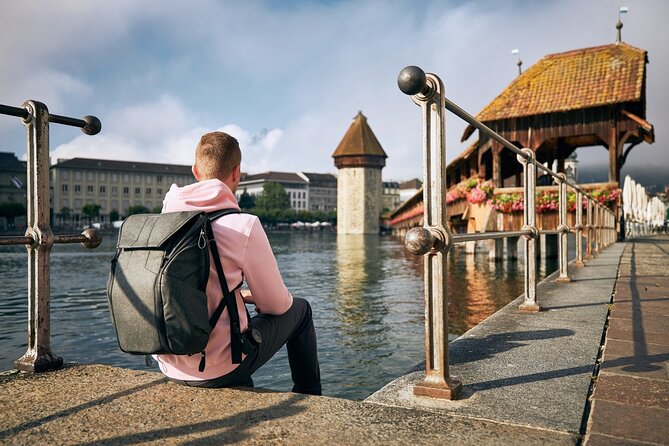 Explore Lucerne in 60 minutes with a Local - Chapel Bridge, Lucerne’s familiar symbol