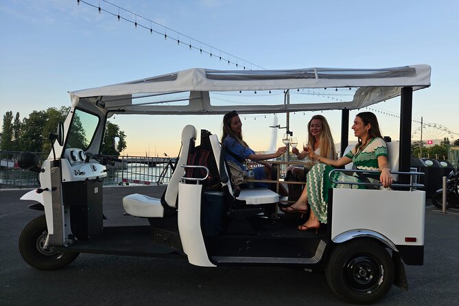 Fondue and wine private Tuk Tuk tour in Geneva - Reformation Wall and Parc des Bastions