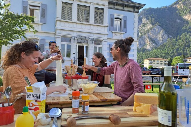 Fondue Cooking Class and Cheese Workshop in Switzerland - Garden games and the social side