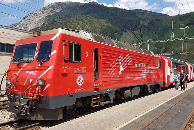 Glacier Express Panoramic Train Round Trip in one Day Private Tour from Basel - The Glacier Express enters the Rhine Gorge