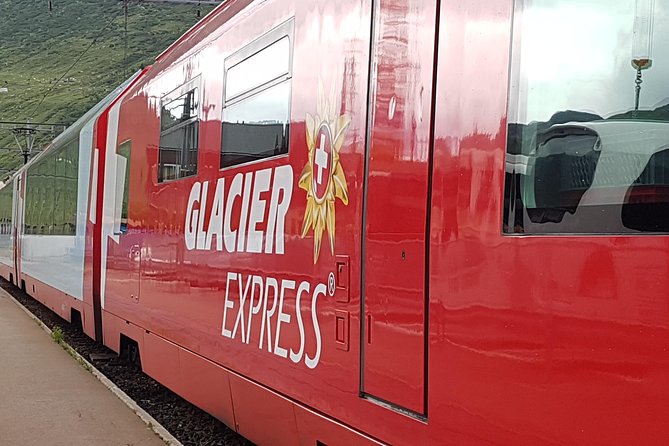 Glacier Express Panoramic Train Round Trip in one Day Private Tour from Basel - The Furka Base Tunnel and Goms Valley