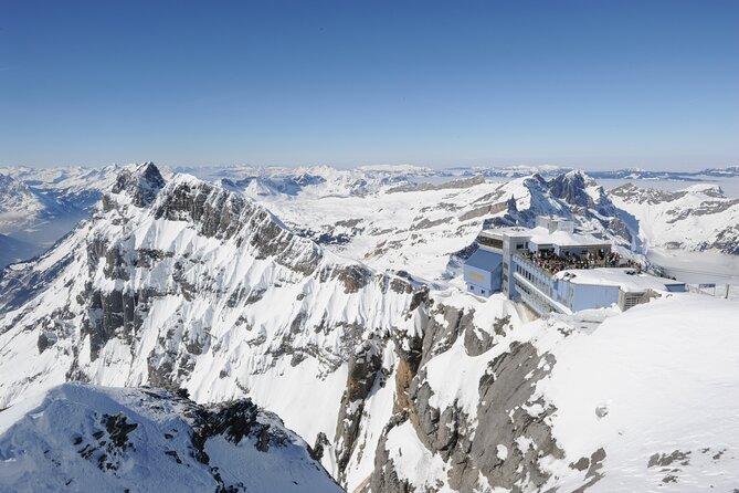 Guided Excursion to Mount Titlis Eternal Snow and Glacier from Lucerne - Ice Flyer and snowtubing at Glacier Park