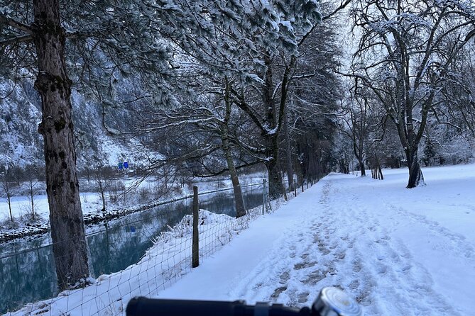 Interlaken Valley Winter E-Bike Tour: Rivers, Lakes & Castles - Unterseen Old Town and Schaalbrücke