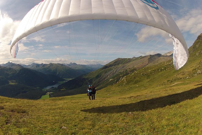 Klosters Tandem Paragliding Flight from Gotschna - The cable car ride and 10 to 20 minute walk