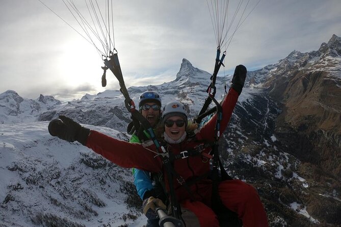 Matterhorn Paragliding flight in Zermatt (20-25min) - Meeting in Zermatt and getting to the launch point