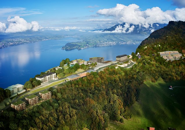 Mount Bürgenstock Independent Tour from Lucerne - Riding the Bürgenstock funicular