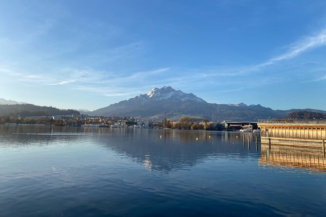 Mt Pilatus Peak and Lake Lucerne Cruise Small Group from Lucerne - Descending by the world’s steepest rack railway