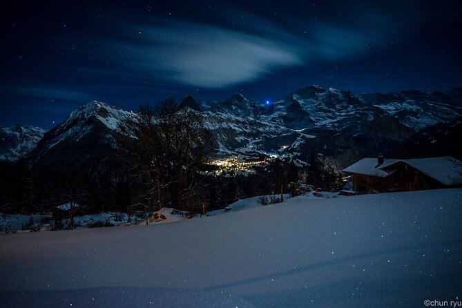 Night Sledding from Interlaken - Meeting in Wilderswil and heading uphill