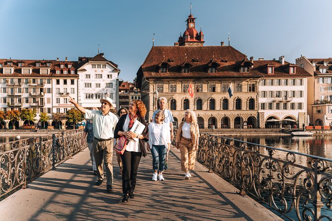 Official Guided City Tour of Lucerne - The Jesuit Church beside the river