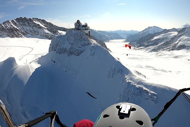 Paragliding Tandem in Switzerland - Mt. Titlis, Brunni, and the open-air view