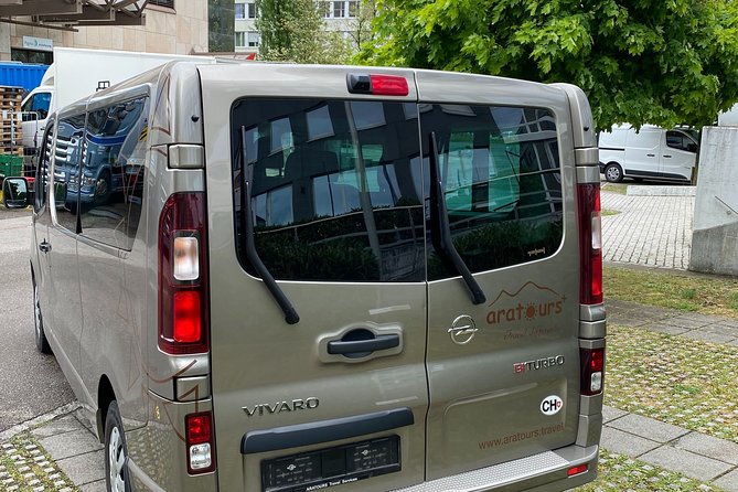Private transfer from Lucerne to Zurich Airport - The vehicle, comfort, and useful extras