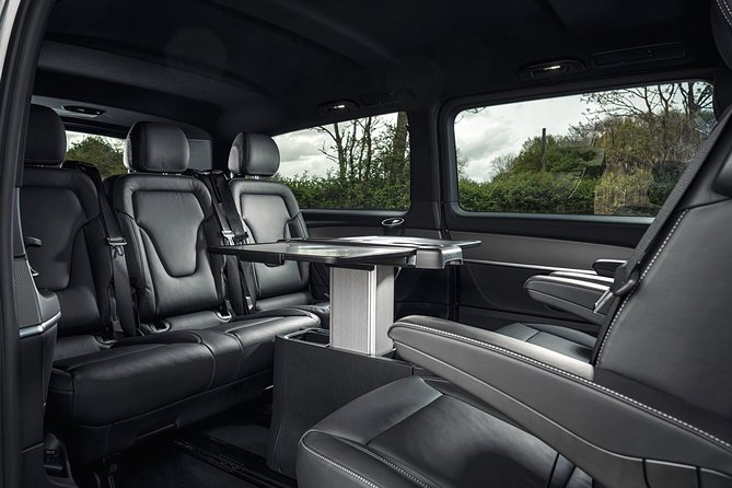 Private Transfer: Lucerne to Zurich Airport ZRH by Luxury Van - The Mercedes van and the one-hour ride