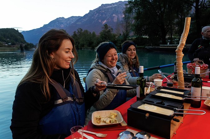 Raclette Rafting in Interlaken - The compact raft and seating tradeoff