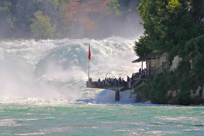 Rhine Falls Coach Tour incl. entry tickets from Zurich - Laufen Castle sets up the waterfall visit