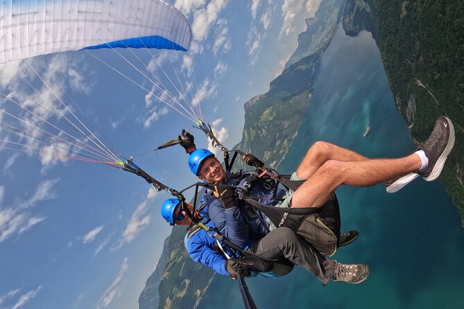 Tandem Paragliding Flight in the Lucerne Region - Takeoff with Toni, Marius, Sebastian, or another pilot
