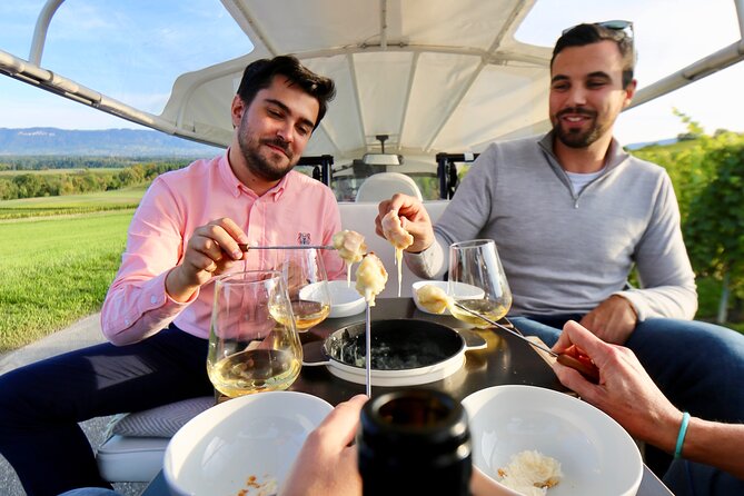 The Private Tuk Tuk Tour with one of The Best Fondues in Geneva! - Lake Geneva views, the Flower Clock, and the Rhône