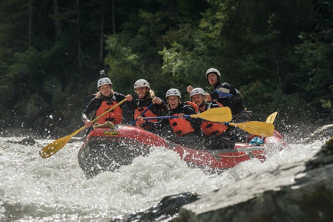 Whitewater Action Rafting Experience in Engadin - The Lower Engadine From the Water