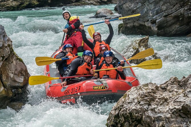 Whitewater Action Rafting Experience in Engadin - The Base Camp Finish Is Part of the Value