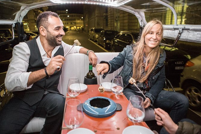 Zurich eTukTuk Private Tour - with Cheese Fondue and Wine - A Swiss dinner on three wheels